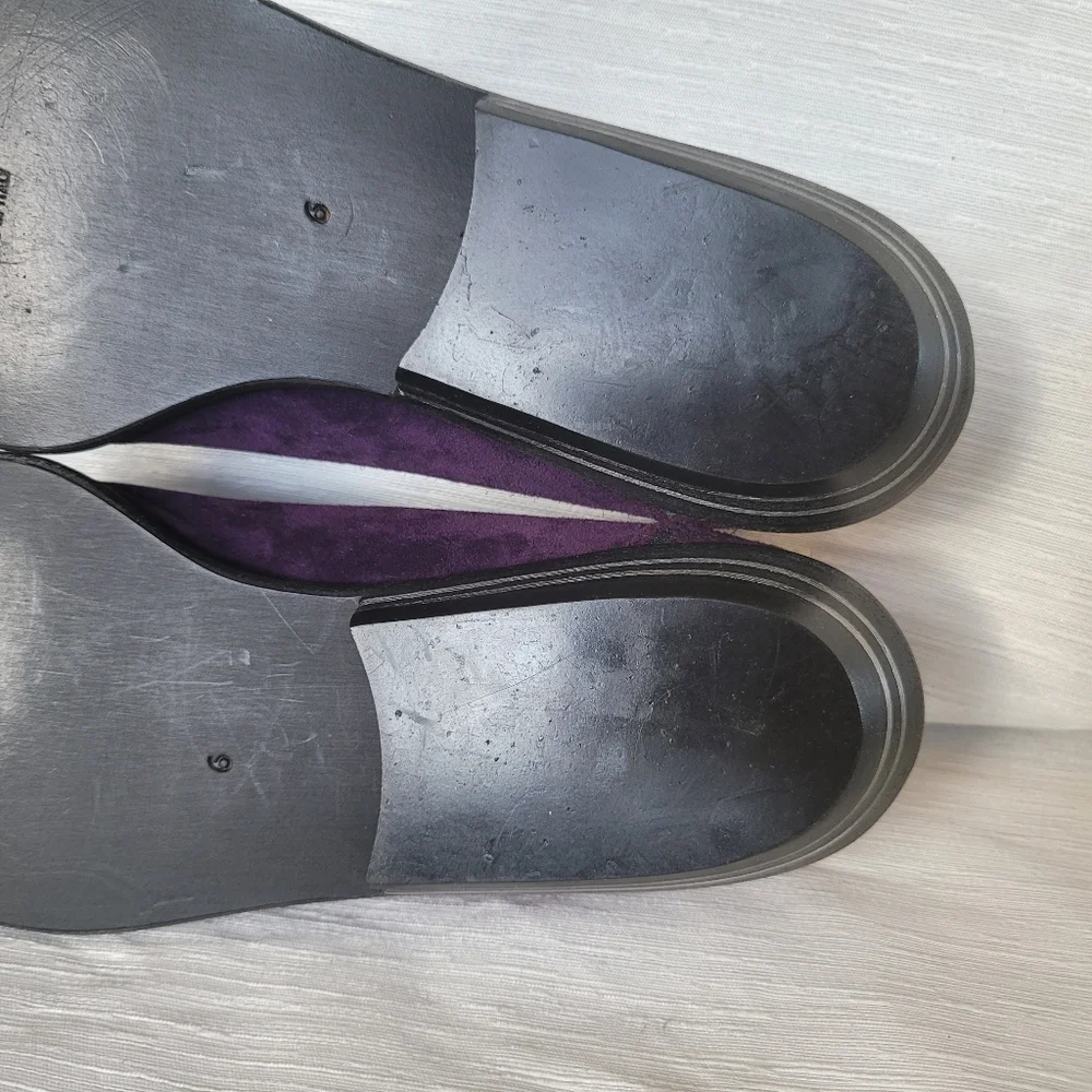 CASADEI Italian high quality luxury monogram shoe 36 loafer slip on flat - Picture 15 of 17